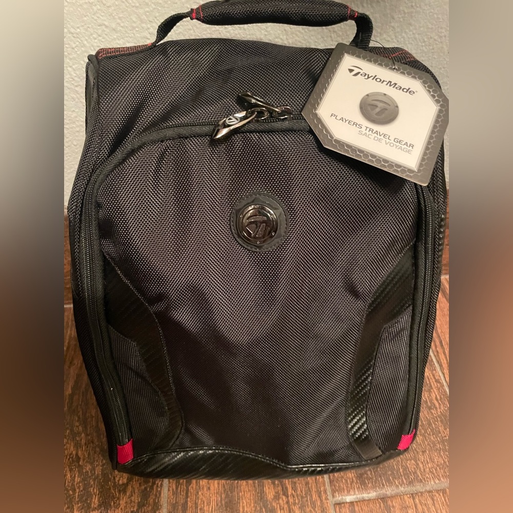 TaylorMade Player’s TM Shoe Bag- Black UNUSED WITH TAG